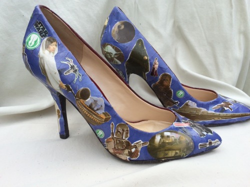 Star Wars: $100Feel like you’re the real Sky-walker in these stellar Star Wars heels! Availabl