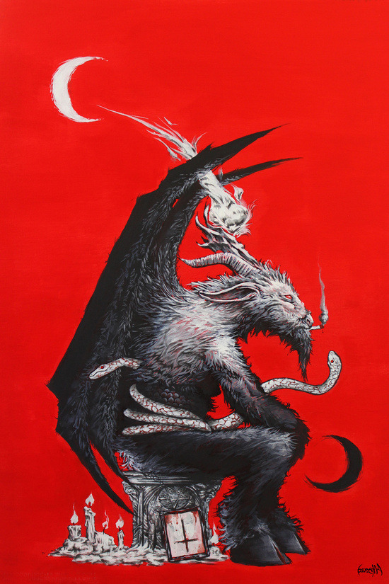 The great white witch rides out to-night.