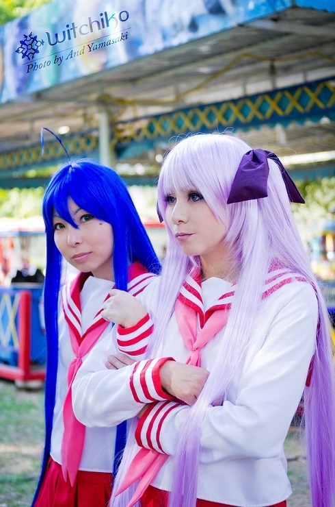 cosplayando:  more Lucky Star cosplay