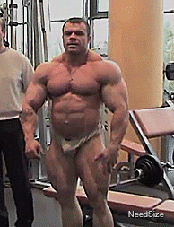 needsize:  Roider gassed after a few poses.