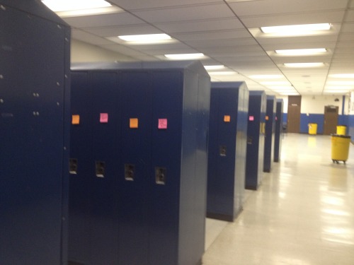 skyyylynn:  paytertots:  This weekend, two students in my school committed suicide.  A few upperclassmen got thousands of sticky notes and wrote nice sayings on them and put one on every single locker in the school in hopes of lifting everyone’s spirits