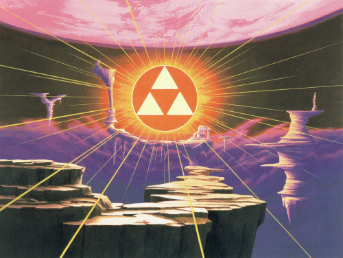 thevideogameartarchive:  The Triforce‘The