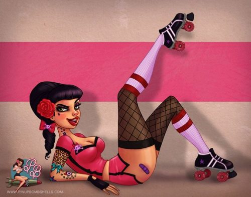 pinupanddown:  Pinup Bombshells 