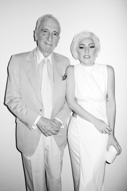 terrysdiary:  Lady Gaga and Gay Talese at