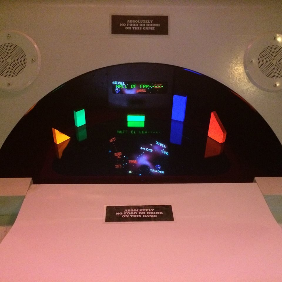enemiesofhumanity:
“Sega’s Time Traveler hologram arcade cabinet. As a child I was utterly fascinated by this game, but the only cabinet near me was always broken. I was happy to discover that the Barcade in Chelsea has a fully operational one. This...