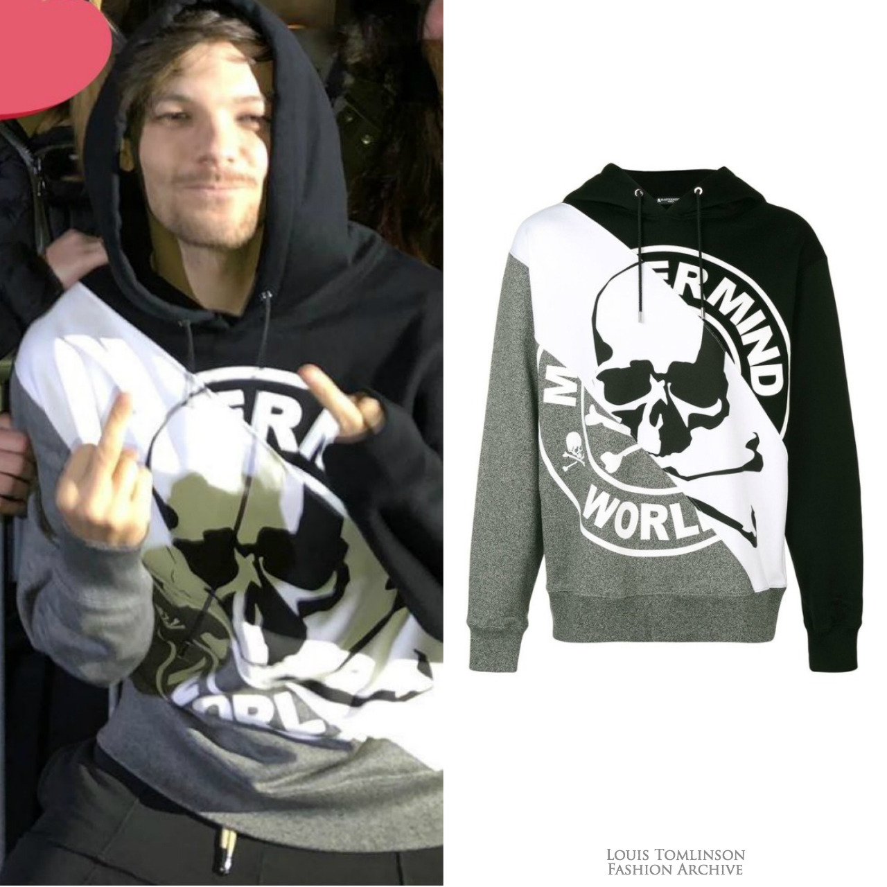 Louis Tomlinson News on X: #Update  The Graffiti Tour Hoodie is now sold  out on Louis' merch website!    / X