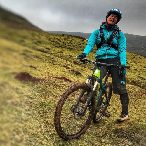 mtbcymru:Polly’s reaction to ‘we’re nearly half way around’ #epic #adventure #Wales #mtbwomen #justr