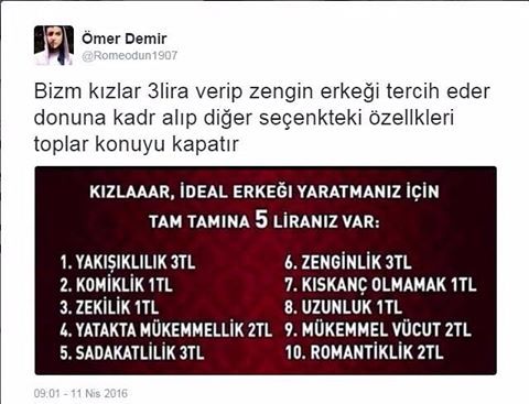 kızlaaar,ideal erkeği...