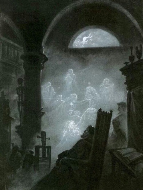 Faust’s Dream by Carl Gustav Carus (German, 1789-1869).