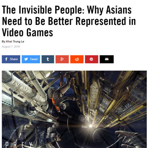 gamergate-news: loltaku: I literally cannot believe that someone wrote an article about asians portr