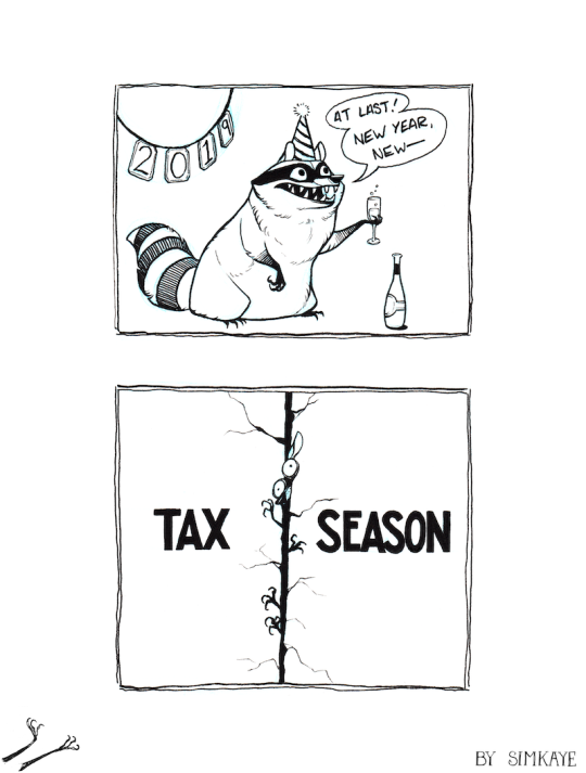 cooncomic:  71. Tax Season