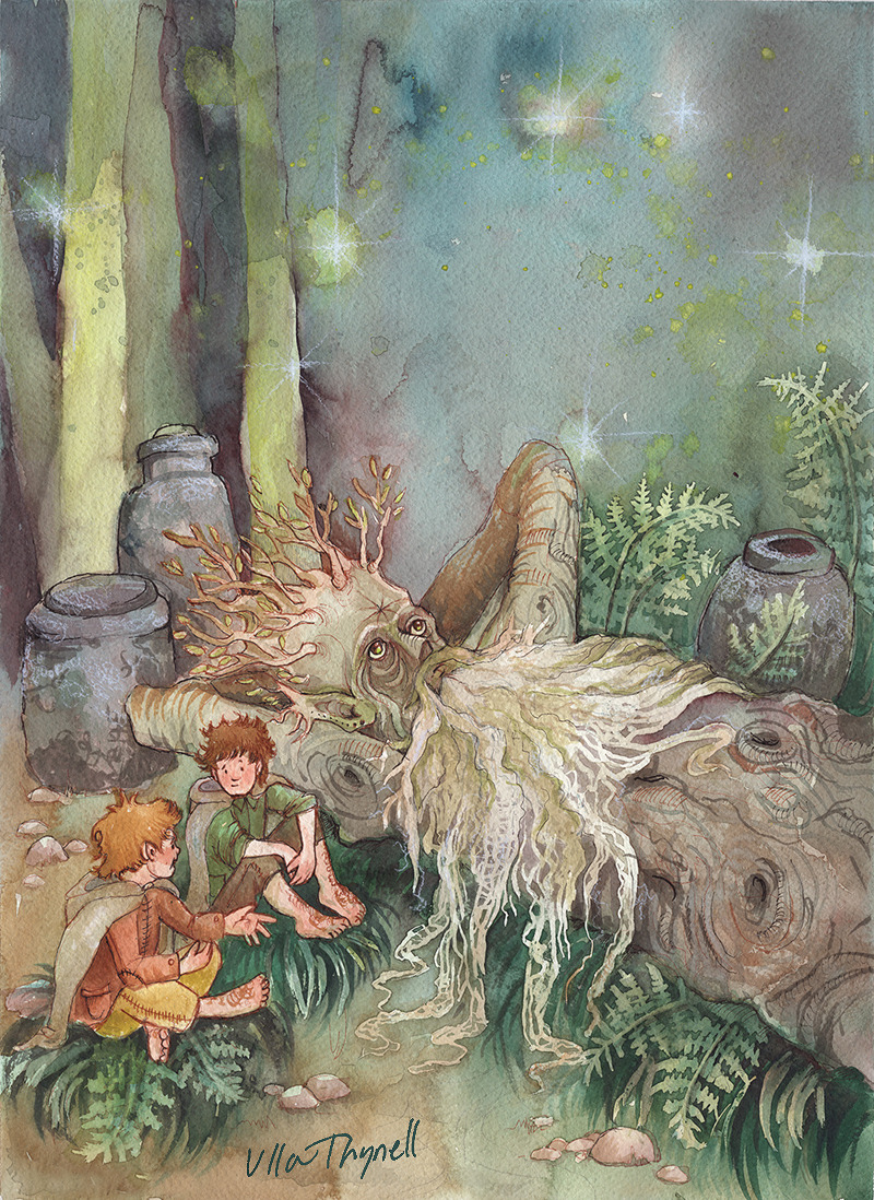 ullathynell:I’ve been posting some of my old Tolkien themed watercolor illustrations