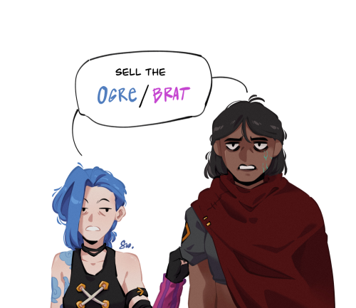 This, But Sevika Don't Really Care About Jericho's (´·ω·`)