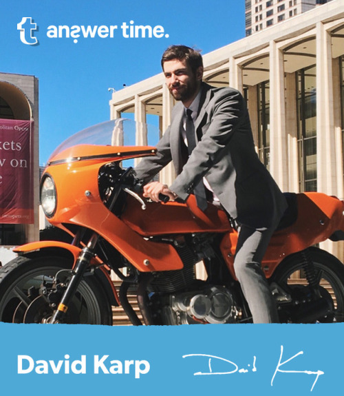 Tumblr turns 10 years old this weekend! Here’s one way to celebrate: Ask our CEO and Founder David K