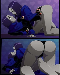 therule34club:  Raven kissing herself (ravenravenraven) [Teen Titans] https://ift.tt/2qJsHVs