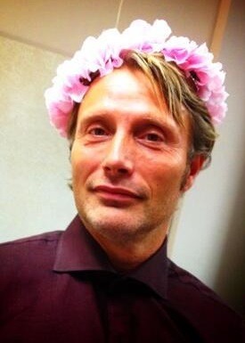 sympathyforthecannibal:  mads + flower crown (x)(x)(x)(x)(x)   @chlorokin