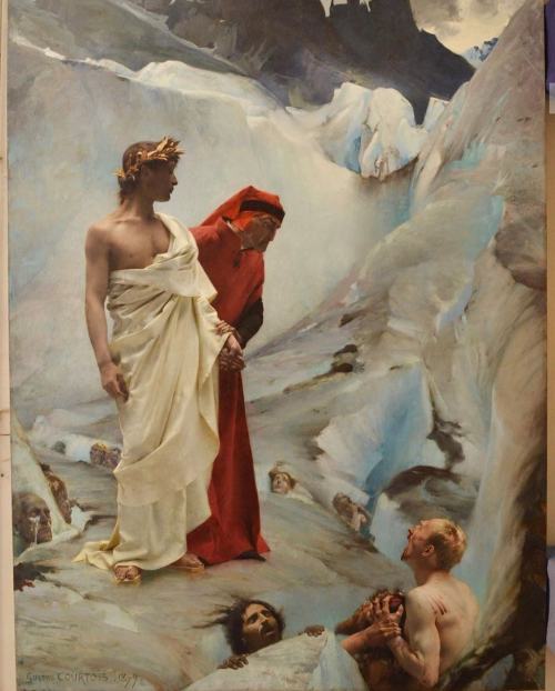 sakrogoat:Gustave Courtois - Dante and Virgil