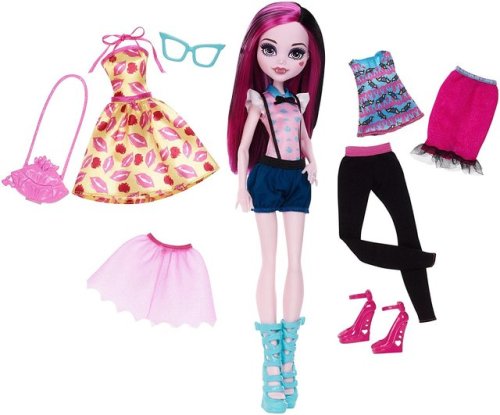 This new Lots-of-Looks Draculaura Doll has been listed on Amazon:Listing: Monster High Lots-of-Looks
