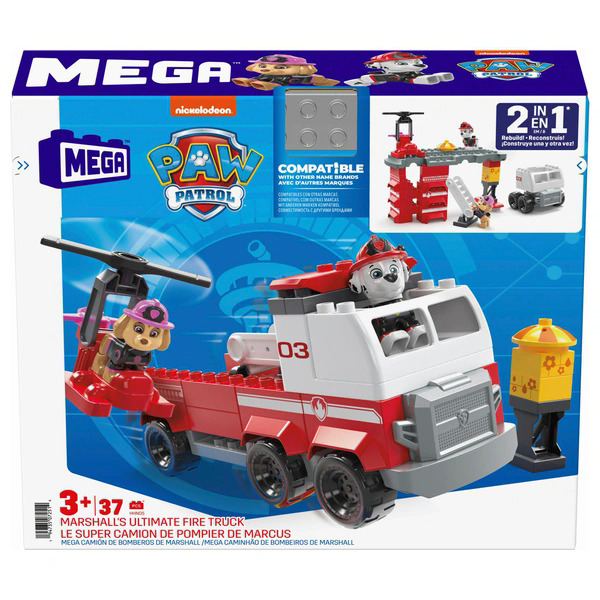 Mega Bloks Paw Patrol Chase, Marshall, Rocky Patrulla Canina