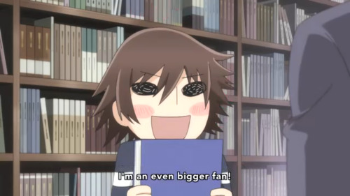 usagiandmisaki:  Misaki FanGirling