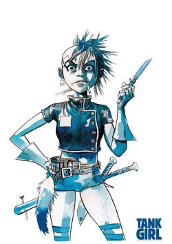 hellray:  Tank by Jamie Hewlett.