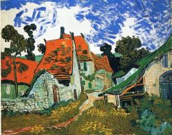 vincentvangogh-art:   Street in Auvers-sur-Oise  1890   Vincent van Gogh   