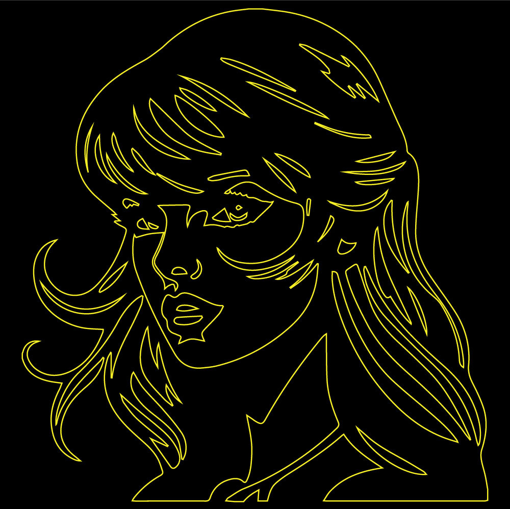 cute pretty cowgirl in vector art girls fashion