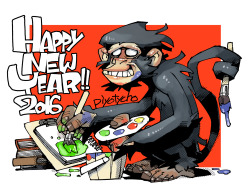 piyotycho:  Happy New Year!（＞▽＜ノ