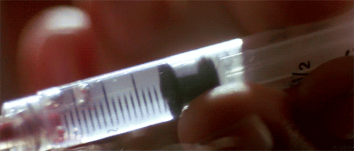 bowiesclockworkorange: Heroine usually is orange-ish colored. This is not