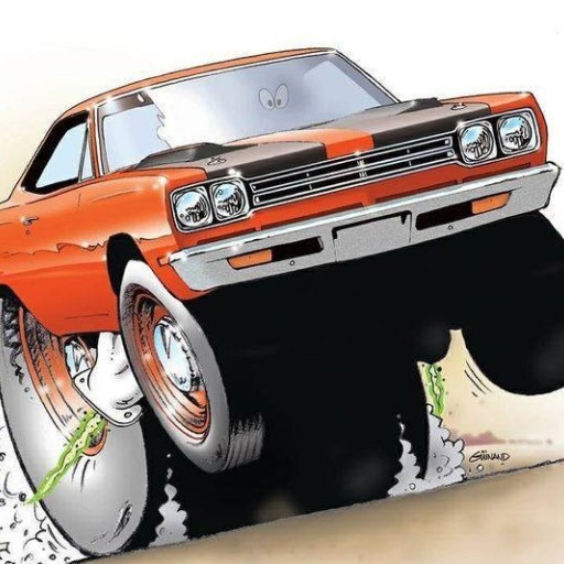mopar1969roadrunner:Orange mopars in a row.