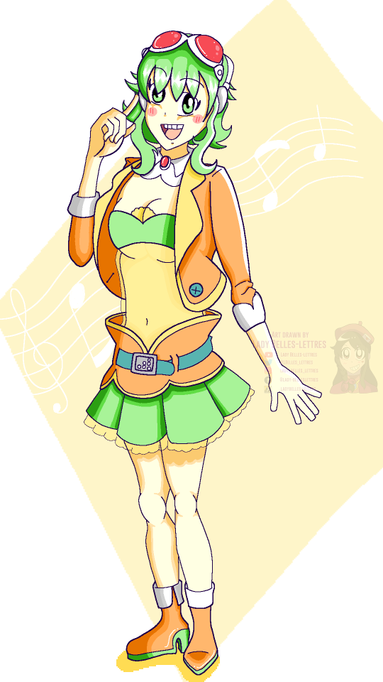Since Gumi Is Coming To SynthV Soon, I Decided To Draw Her!