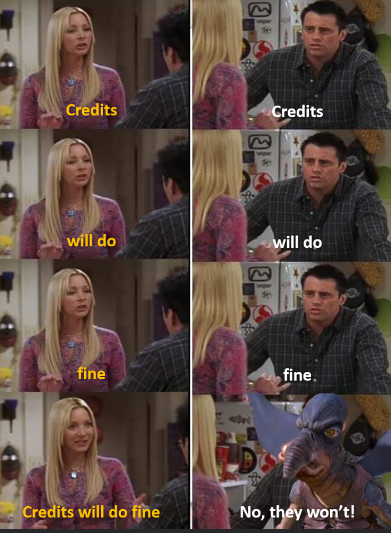 republic credits will do fine republic credits will do fine