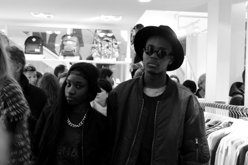 thanksyoujesus:  ardhizm:  @ Colette store, Paris. VOGUE FASHION NIGHT OUT. Ardee & Simon.   madafàka unknown
