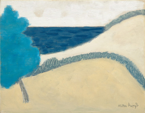 aviel: Milton Avery - Tree by the Sea (1958)