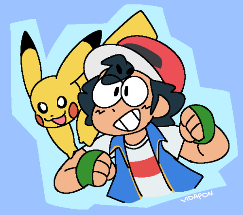 kaiokincaid: still on pokeani brainrot, now featuring more pikachu