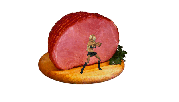 mustymilk:  she go ham on ham 