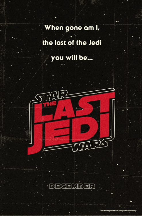webofstarwars - The Last Jedi fan-made poster by Aditya...