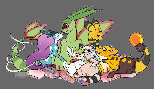 Pretty amazing pokéorgy by Whimsy(These adult photos