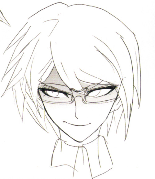 genocidertogami:  genocidertogami:  goddamm I really wish they’d included this expression in the game holy fuck  #WAIT IS THIS OFFICIAL ART OMFG      #I THINK IT IS      Yup! It’s from the DR art book