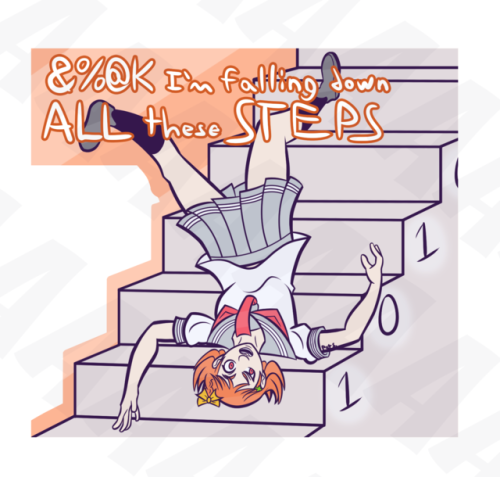 I know I said I was gonna make 1st years next, but I HAD to make Chika’s sticker the second I 