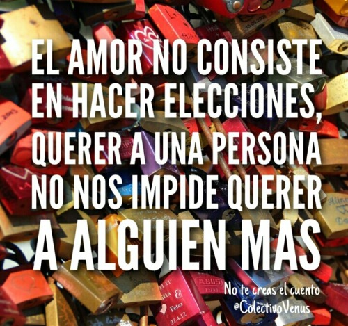 Por un amor libre de amor romántico, control, celos, aislamiento, toxicidad y maltrato.No somos la m