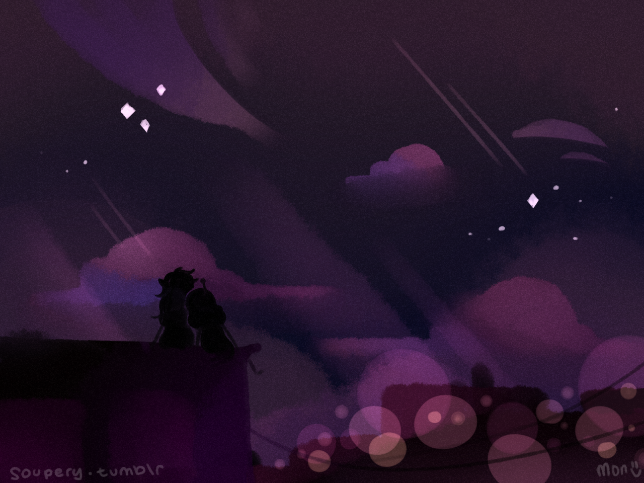 soupery:  doodles inspired by @everydaylouie‘s drawings inspired by steven universe!!