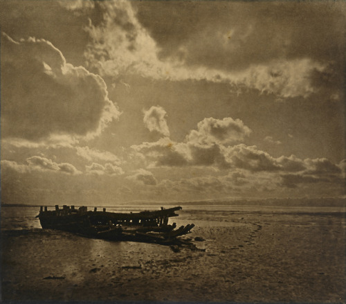 The WreckHenry Stuart Wortley (British, 1832-1890)Albumen silver print, 29.2 x 33.3 cm, c. 1875.The 