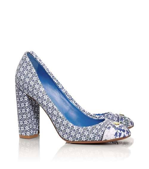 High Heels Blog looking-pretty-in-prints: Tory Burch Ethel PumpSearch for more… via Tumblr