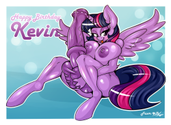 ep73x: Two arts today? Whoah!!Obviously made for @nsfwkevinsano, happy Futa Twi day &lt; |D’‘‘