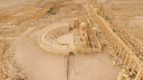 iconem:The Roman theatre of Palmyra, second monument of #AssessingPalmyra surveysEstimated reading t