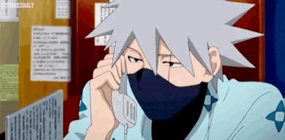 stoneyhatake:Can we appreciate this era of Kakashi and how unenthused he is to be