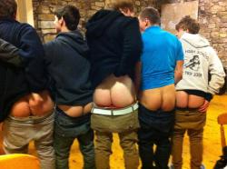 studentfaggot:  Which arse to fuck first? 