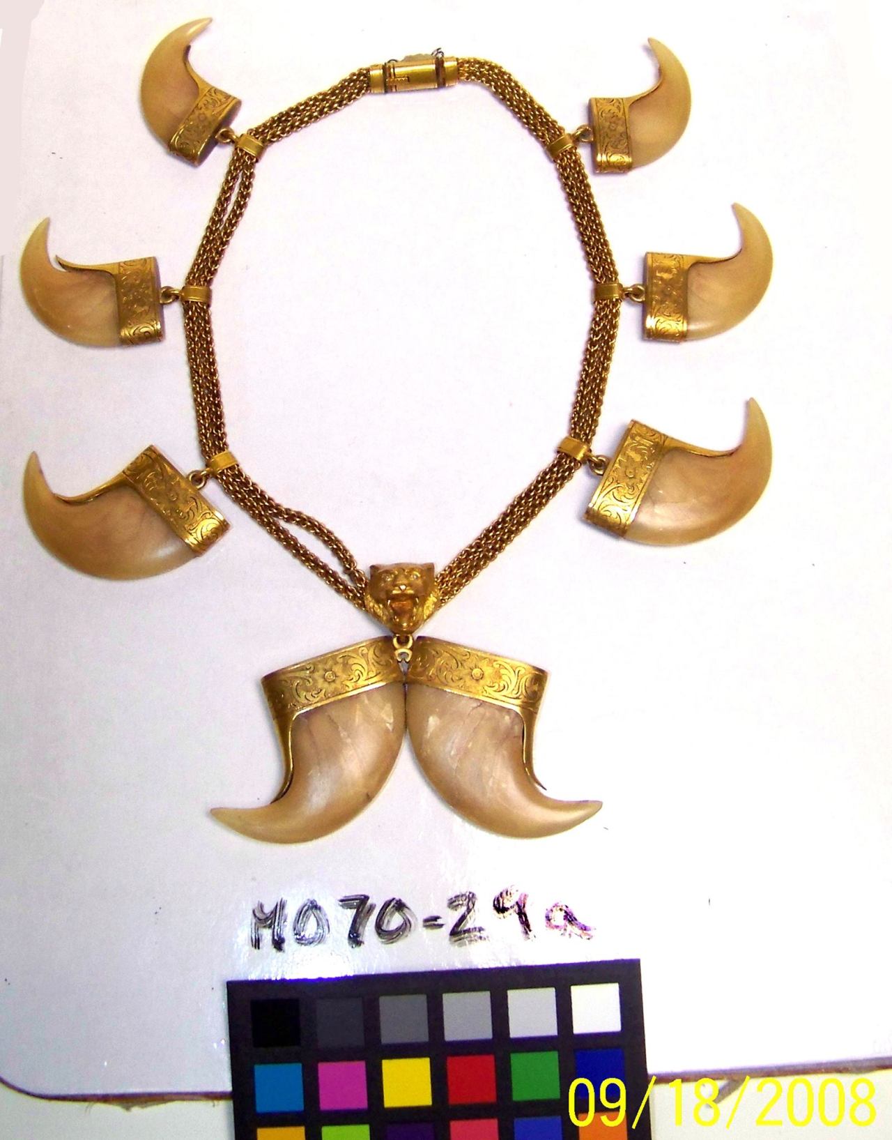 Franklin D. Roosevelt Presidential Library — Day 36: May 25 Tiger Claw  Jewelry Set ca. 1880s