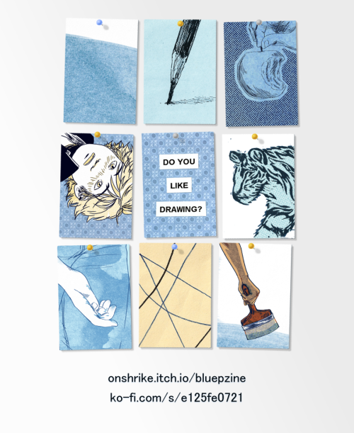 Do you like drawing?   my Blue Period zine is now up for download! 20 pages, digital PDF, Yatora-foc